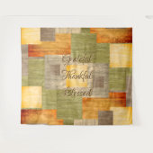 Kleurblokken herfst wandkleed (Voorkant (horizontaal))