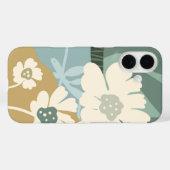 Kleurblokken Kosmos Bloemen Silhouetten Modern Case-Mate iPhone Case (Achterkant (horizontaal))