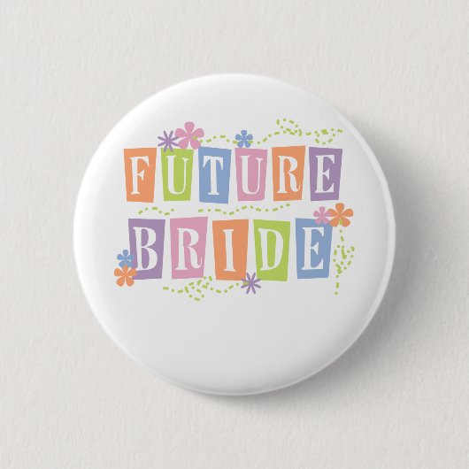 Kleurblokken Toekomstige bride Ronde Button 5,7 Cm (Voorkant)