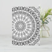 Kleurboek, antistress in het boek feestdagenkaart (Staand voorkant)