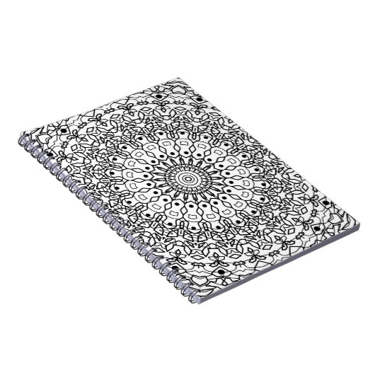 Kleurboek, antistress in het boek notitieboek (Rechterzijde)