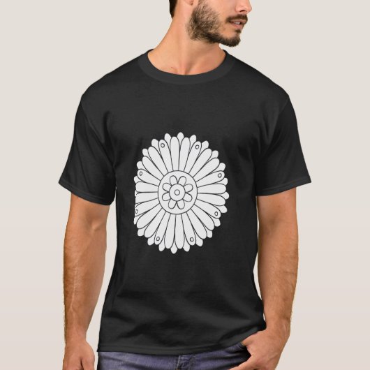 Kleurboek Bloem T-shirt (Voorkant)