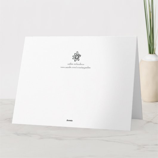 Kleurboek Happy Birthday Kaart Custom Name (Achterkant)