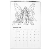 Kleurboek Kalender (Feb 2026)