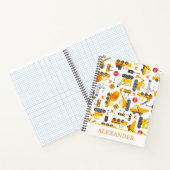 Kleurboek Kinderen Constructievoertuigen Persoonli Notitieboek (Binnen)