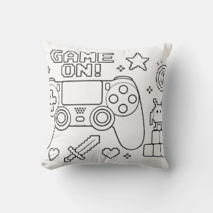 Kleurboek Kussen voor Gamers Kinderkamer Decorat