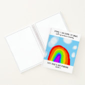 Kleurboek 'Rainbow Kid' om eigen kunst toe te voeg Notitieboek (Binnen)
