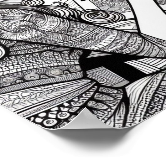 Kleurboeken Geschenken - Kleurkunstenaar Schilder Poster (Hoek)