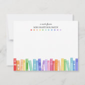 Kleurboeken van de Regenboog Aangepast Onderwijs L Notitiekaartje (Voorkant)