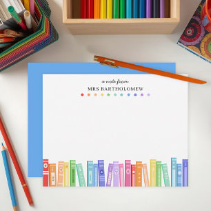 Kleurboeken van de Regenboog Aangepast School Lera Notitiekaartje