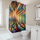 Kleurbos Douchegordijn (In situ)