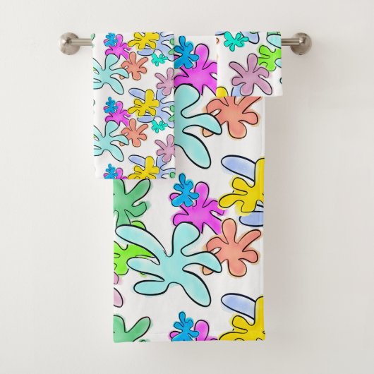 kleurbreuk bad handdoek (Insitu)