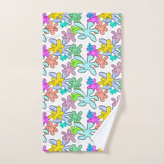 kleurbreuk bad handdoek (Handdoek)