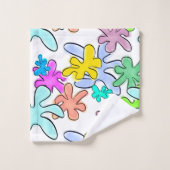 kleurbreuk bad handdoek (Wasdoekje)