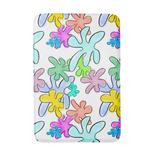 kleurbreuk badmat (Voorkant Verticaal)