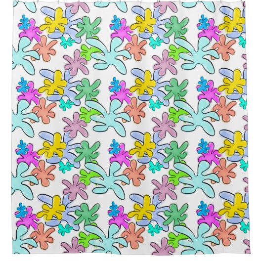 kleurbreuk douchegordijn (Voorkant)