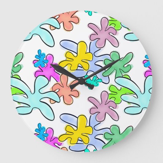 kleurbreuk grote klok (Voorkant)