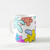 kleurbreuk koffiemok (Voorkant links)