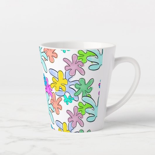 kleurbreuk latte mok (Rechts)