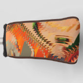 Kleurbreuk met zigzag- of golfeffect golfheadcover (Voorkant)