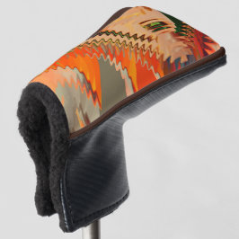 Kleurbreuk met zigzag- of golfeffect golfheadcover