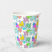 kleurbreuk papieren bekers (Achterkant)