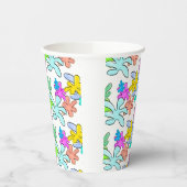 kleurbreuk papieren bekers (Links)