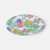 kleurbreuk papieren bordje (Gekanteld)