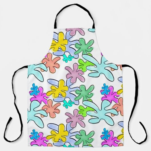 kleurbreuk schort (Voorkant)