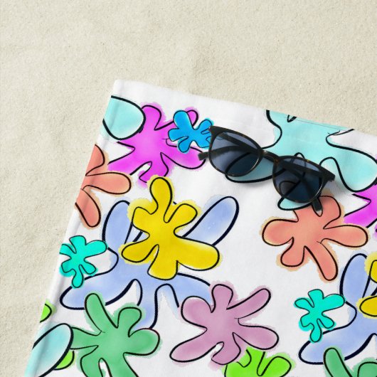 kleurbreuk strandlaken (In situ)