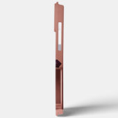 kleurbruin Case-Mate iPhone case (Achterkant / Links)