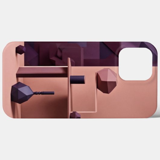 kleurbruin Case-Mate iPhone case (Achterkant (horizontaal))