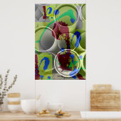 Kleurbuizen Poster (Keuken)