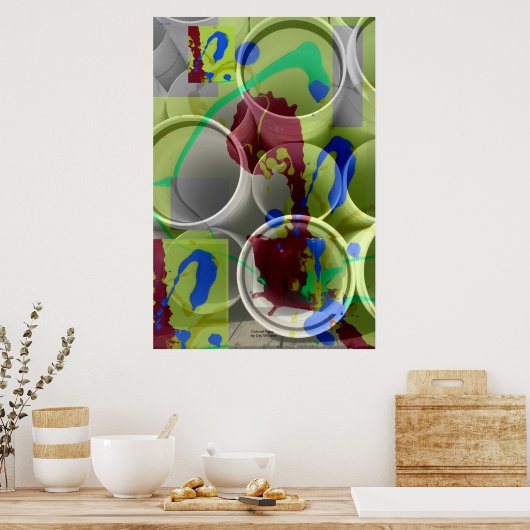 Kleurbuizen Poster (Keuken)