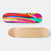 Kleurcascade Persoonlijk Skateboard (Horizontaal)