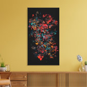 Kleurcellen Canvas Afdruk (Insitu (Woonkamer))