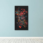 Kleurcellen Canvas Afdruk (Insitu (Houten vloer))