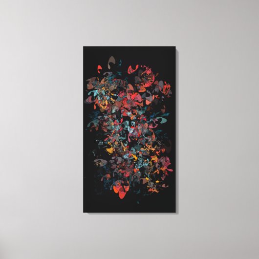 Kleurcellen Canvas Afdruk (Voorkant)