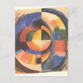 Kleurcirkel door August Macke Briefkaart (Voorkant)