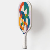 Kleurcirkels in harmonie pickleball paddle (Links)