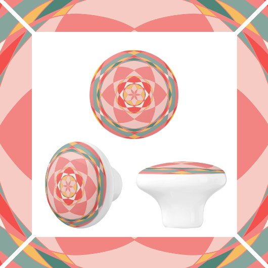 Kleurcirkels Keramische Knop