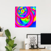Kleurcirkels Poster (Thuiskantoor)