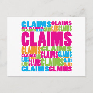 Kleurclaims Briefkaart