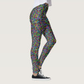 Kleurclash controleren: Dynamisch raster Leggings (Rechts)