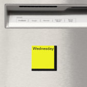 Kleurcode Dag van de Week Magneetkalender Visueel Magneet (Insitu (Vaatwasser))