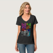 Kleurcode Hex voor Merch-ontwerpers om te zien hoe T-shirt (Voorkant volledig)