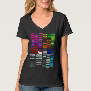 Kleurcode Hex voor Merch-ontwerpers om te zien hoe T-shirt