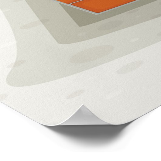 Kleurcodering Afvalscheiding Recycling Bins Poster (Hoek)