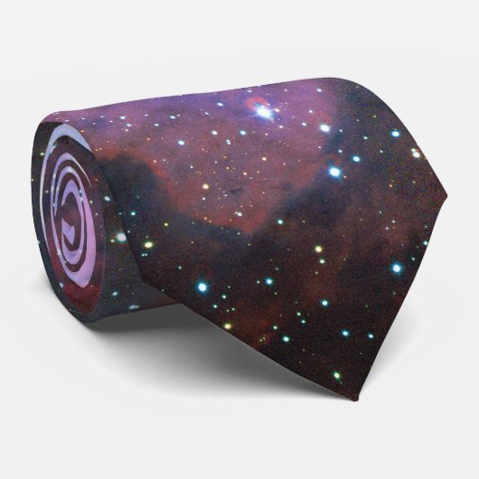 KleurcomposietAfbeelding van de Carina Nebula Stropdas (Opgerold)