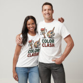 Kleurconflict – Levendig Ontwerp van het Kunstenaa T-shirt (Unisex)
